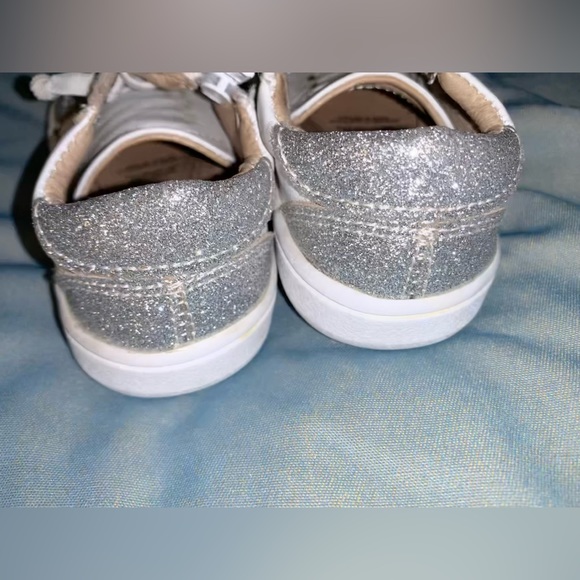 Old Soles Boutique GG brand girls GLITTER tennis shoes sneakers size 22 us 6 - Picture 9 of 15